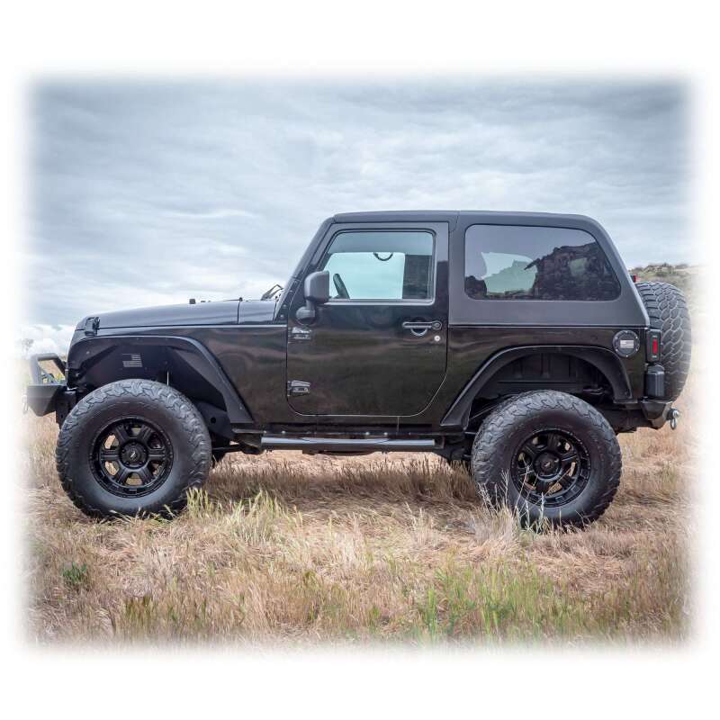 Turn Offroad 07-18 Jeep JK 2 Door Fastback Hardtop 2-Piece White