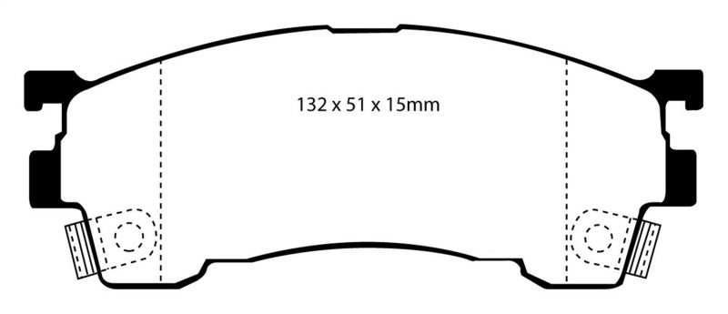 EBC YellowStuff Front Brake Pads - DP4971R EBC