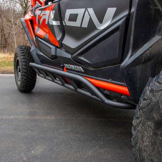 Wehrli 19+ Honda Talon 1000X 4 Seat Rock Sliders - Talon Orange - WCF102032-TNO