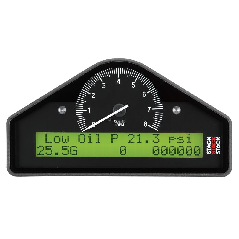 AutoMeter Stack Street Dash Black 0-8K RPM (PSI / DEG. F / MPH) ST8130-A