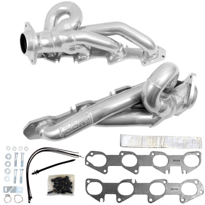 BBK 19-23 Dodge Ram 1500 5.7L (Ex. MegaCab) Shorty Tuned Exhaust Headers - 1-3/4in Silver Ceramic BBK