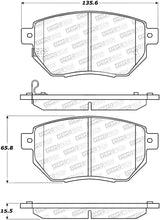 Load image into Gallery viewer, StopTech Premium Ceramic Brake Pads - 308.09691