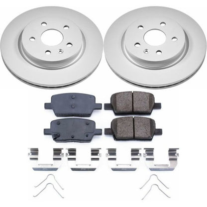 Power Stop 16-18 Cadillac CT6 Rear Z17 Evolution Geomet Coated Brake Kit PowerStop