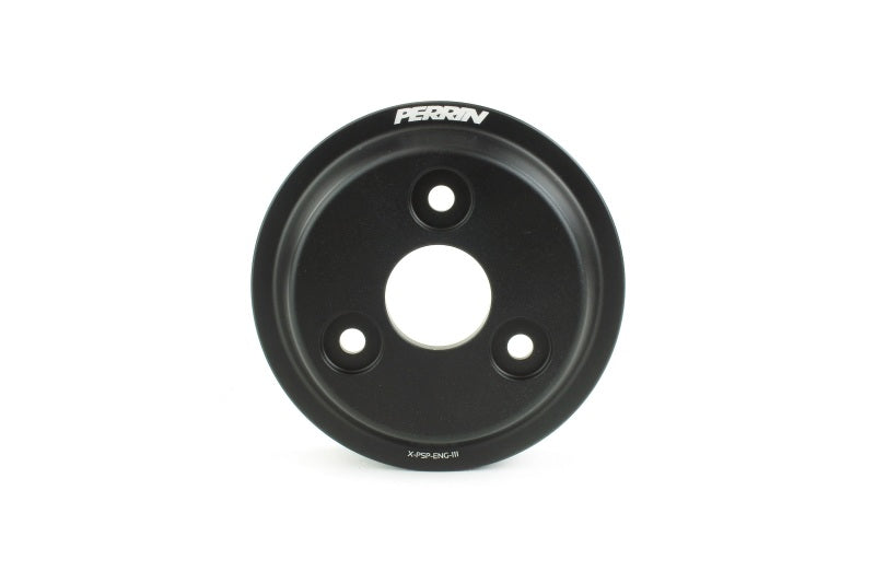 Perrin 15-21 Subaru WRX Lightweight Water Pump Pulley - Black Perrin Performance