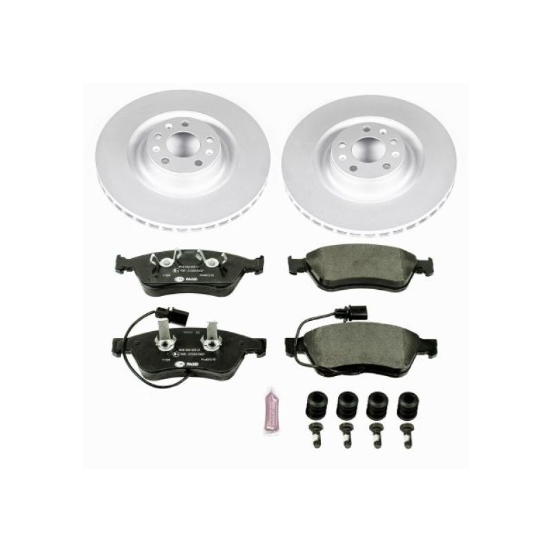 Power Stop 09-11 Audi A6 Quattro Front Euro-Stop Brake Kit PowerStop