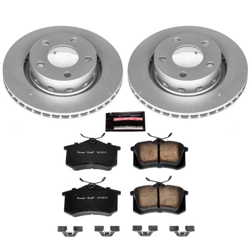 Power Stop 00-04 Audi A6 Quattro Rear Z23 Evolution Sport Coated Brake Kit PowerStop