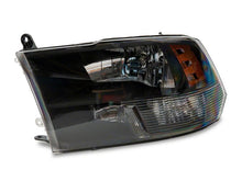 Load image into Gallery viewer, Raxiom 09-18 Dodge RAM 1500 Axial Series Euro Style Headlights w/ Dual Bulb Blk Housing (Clear Lens)