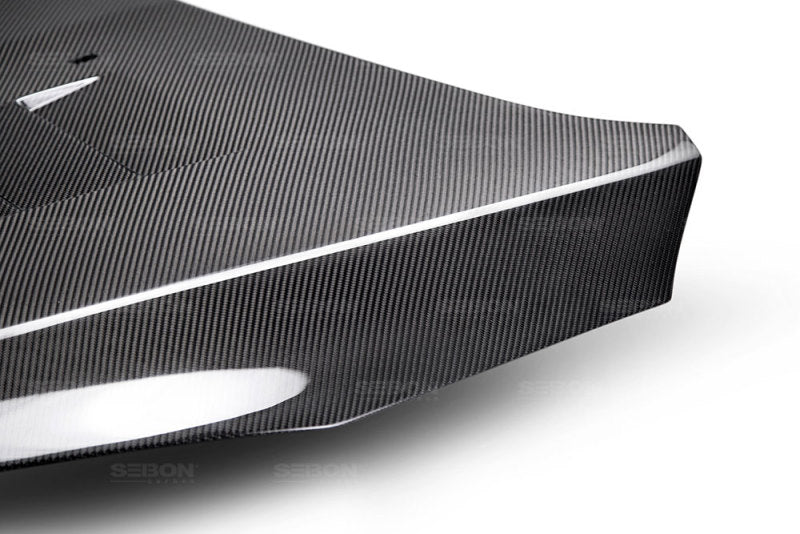 Seibon TS-style carbon fiber hood for 2015-2018 Ford Focus - HD16FDFO-TS