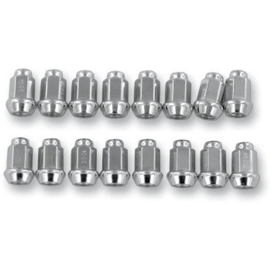 Raceline Conical Lug Nuts - 10mm x 1.25 - 16 Pack - Chrome