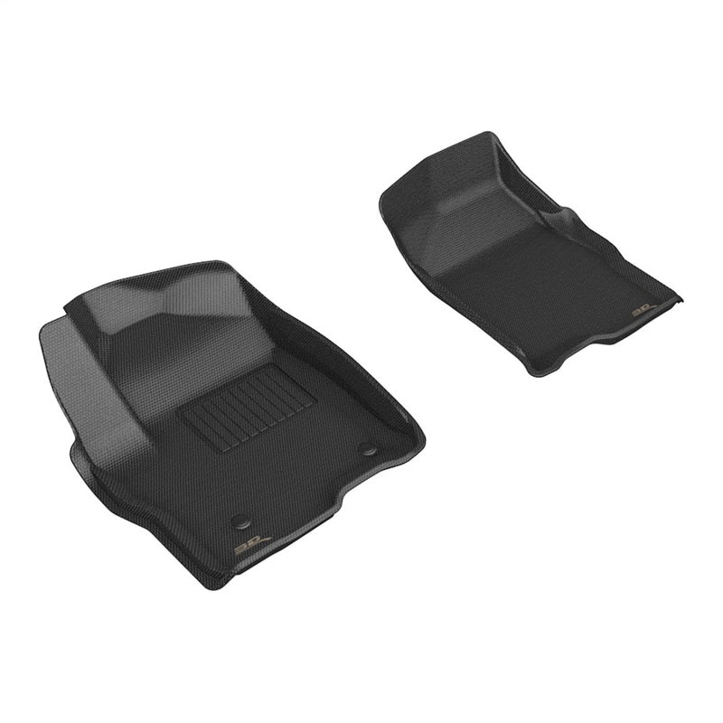 3D MAXpider KAGU 1st Row Floor Mats for GMC Sierra 2500 / 3500 Double Cab 2019-2026 - L1GM04211509