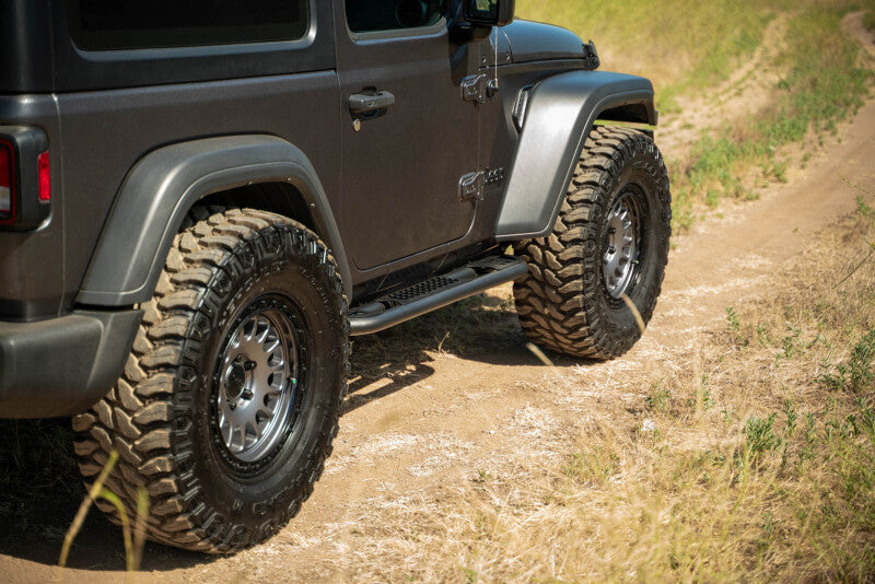 DV8 Offroad 2018+ Jeep Wrangler JL 2-Door Bolt-On OE Plus Side Steps