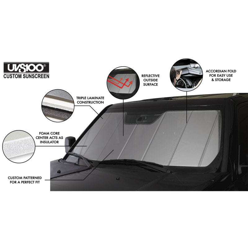Covercraft 23-26 Toyota Crown UVS100 Custom Sunscreen - Silver