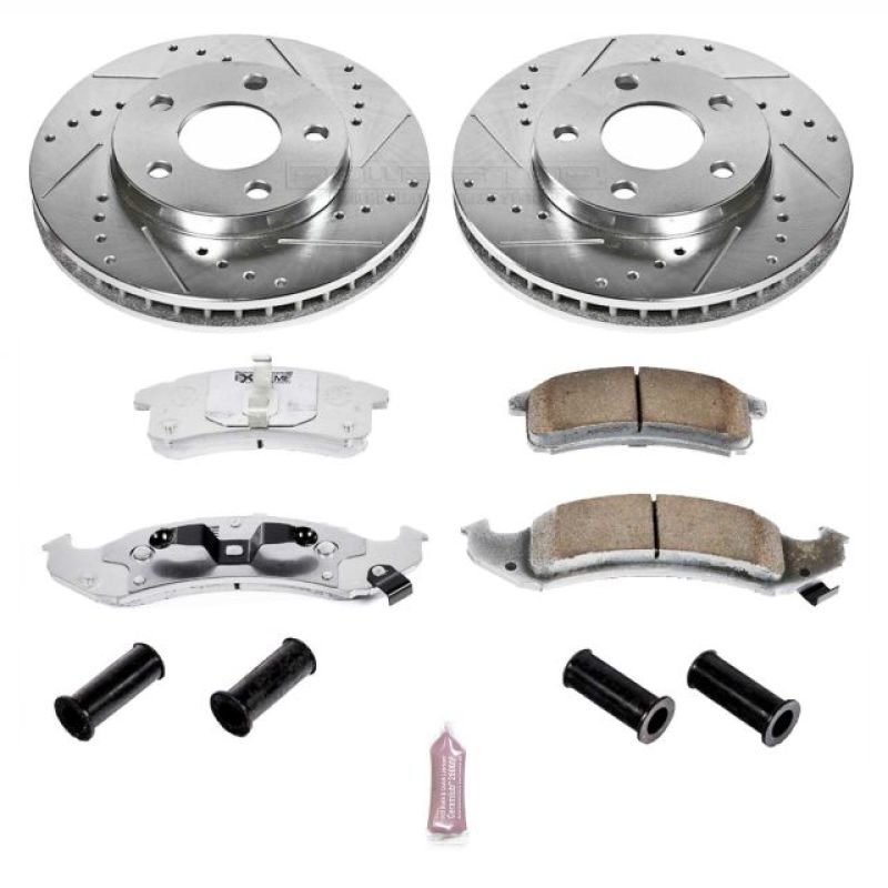 Power Stop 94-99 Buick LeSabre Front Z26 Street Warrior Brake Kit PowerStop