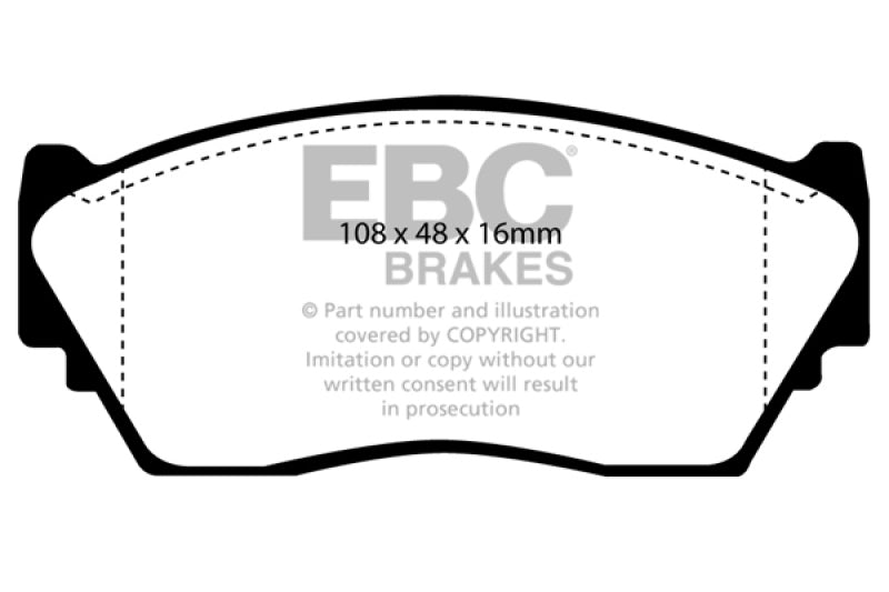 EBC GreenStuff Front Brake Pads - DP2892 EBC