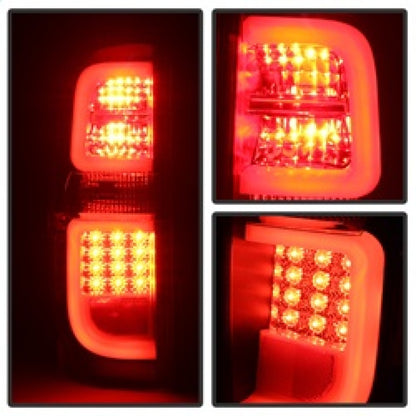Spyder Toyota Tundra 2014-2016 Light Bar LED Tail Lights Black Smoke ALT-YD-TTU14-LED-BSM SPYDER