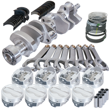 Eagle Chevy LT1 350 1Pc 3.750in Crank 6.000in H-Beam -18cc 4.040in Pistons Rotating Assembly