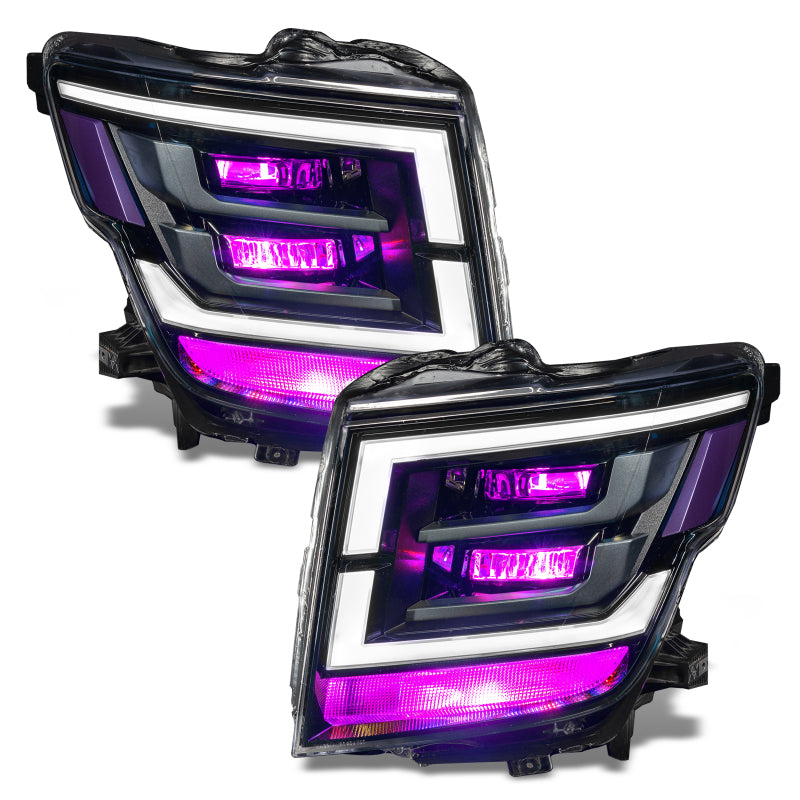 Oracle 21-22 Nissan Titan Demon Eye RGB Headlight Upgrade Kit - ColorSHIFT w/o Cntrl SEE WARRANTY ORACLE Lighting
