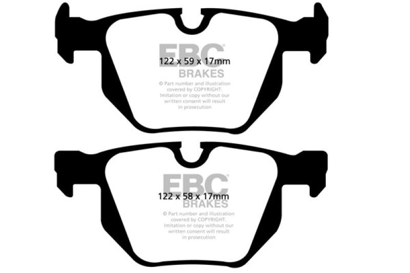 EBC BlueStuff Rear Brake Pads - DP51494NDX EBC