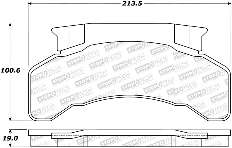 StopTech Premium Ceramic Brake Pads - 308.02240