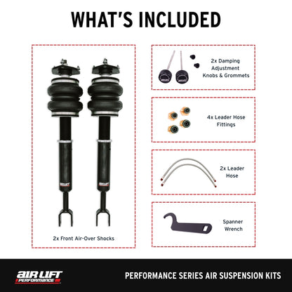 Air Lift Performance 03-06 Infiniti G35 Sedan / 03-08 Nissan 350Z Air Suspension Front Kit