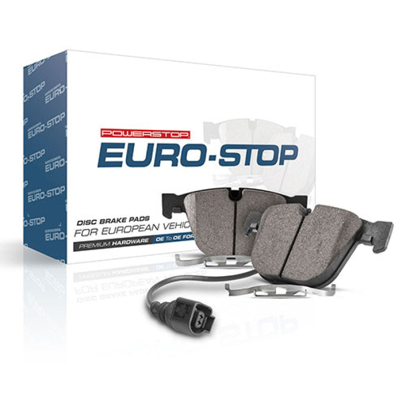 Power Stop 17-19 Mini Cooper Countryman Euro-Stop ECE-R90 Rear Brake Pads PowerStop