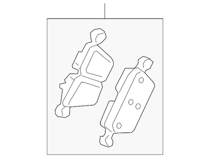 GENUINE OEM VOLVO Factory New Brake Pad Kit (32287447) X1