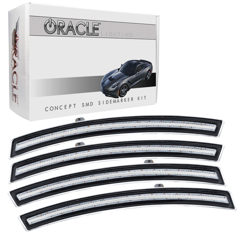 Oracle Chevrolet Corvette C7 Concept Sidemarker Set - Clear - No Paint