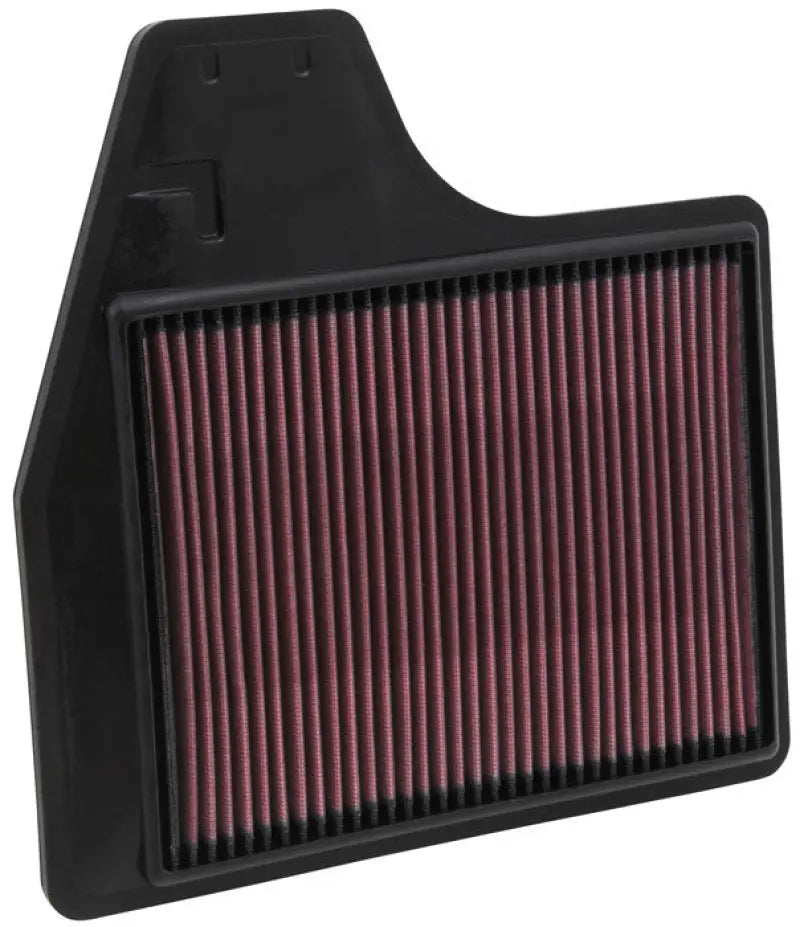 K&N Replacement Filter 11.438in O/S Length x 11.375in O/S Width x 1in H for 13 Nissan Altima 2.5L K&N Engineering