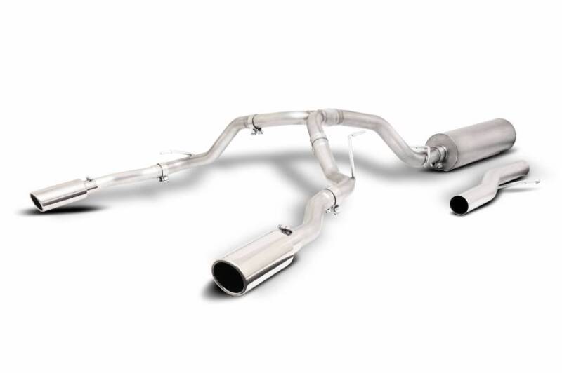 Gibson 21-22 GMC Yukon / Chevrolet Tahoe 5.3L 2/4wd Cat-Back Dual Split Exhaust - Stainless Gibson