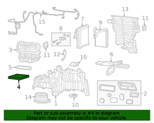 Load image into Gallery viewer, OEM MOPAR DODGE RAM 1500 2500 3500 4500 2009-22 Cabin Air Filter (68535623AA) X1