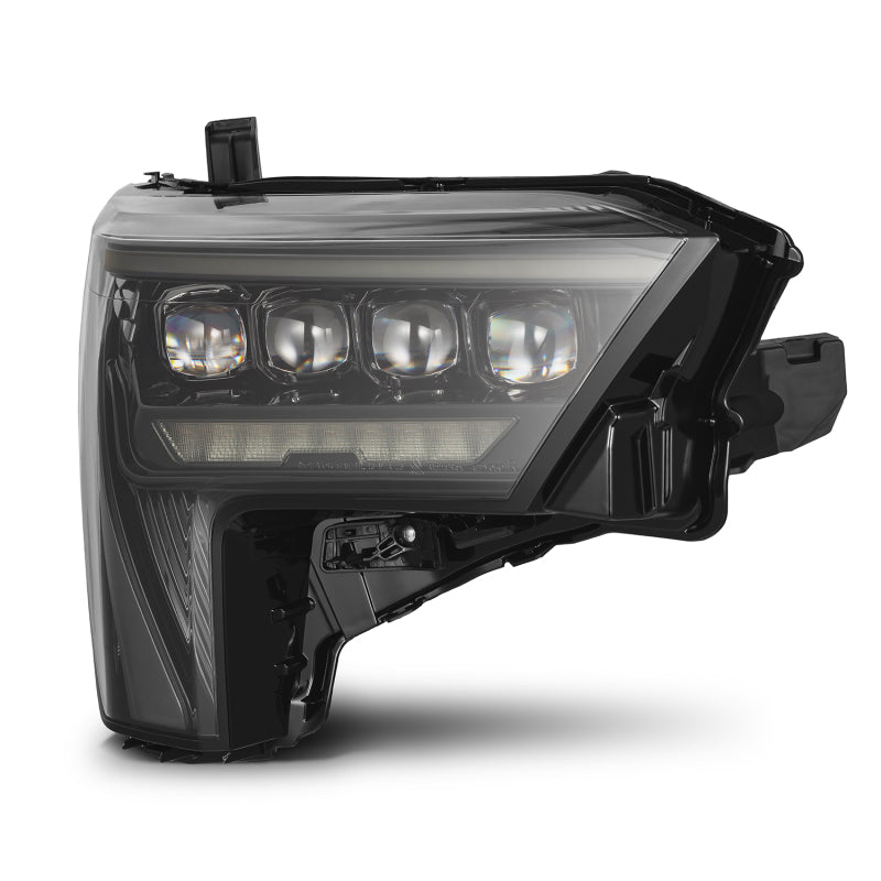 AlphaRex 880861 22-23 Toyota Tundra NOVA-Series Headlights Alpha-Blk w/White DRL - Req 810029 OR 810030