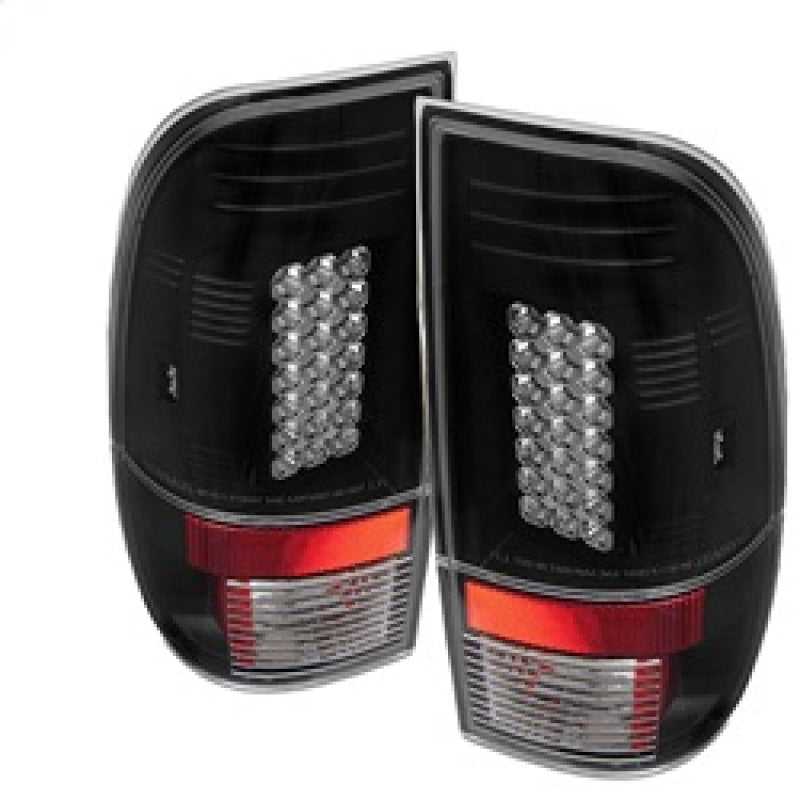 Spyder Ford F150 side 97-03/F250/350/450 Super Duty 99-07 LED Tail Lights Blk ALT-YD-FF15097-LED-BK SPYDER