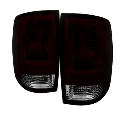 Xtune Dodge Ram 1500 09-15 OEM Style Tail Lights Dark Red ALT-JH-DR09-OE-RSM SPYDER