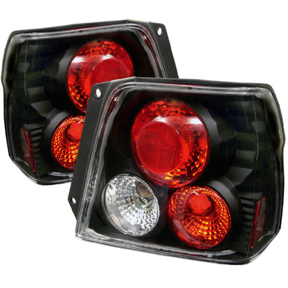 Spyder Toyota Tercel 95-98 Euro Style Tail Lights Black ALT-YD-TTER95-BK SPYDER