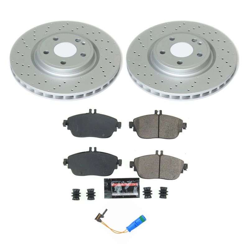 Power Stop 17-19 Infiniti QX30 Front Z17 Evolution Geomet Coated Brake Kit PowerStop