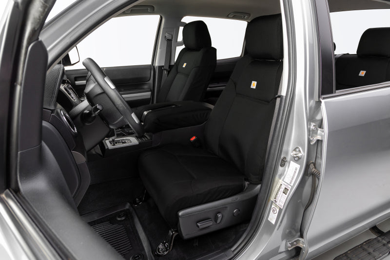 Covercraft 23-24 Ford SuperDuty Carhartt Super Dux PrecisionFit Custom Front Row Seat Covers - Black