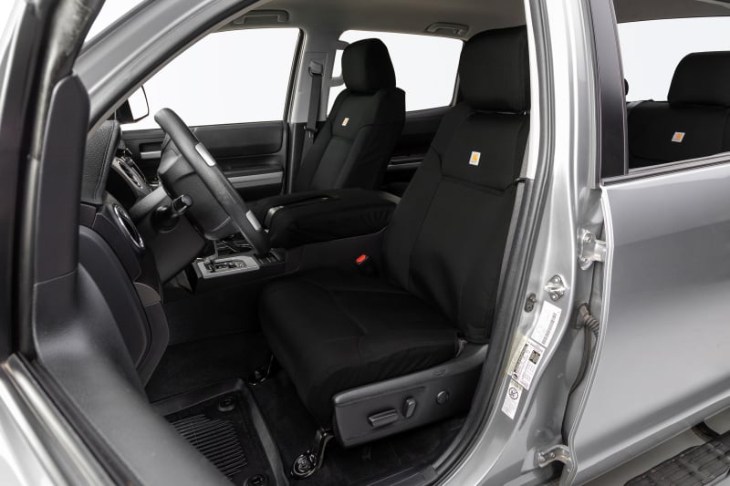 Covercraft 99-01 Ford F150 Carhartt Super Dux PrecisionFit Custom Front Row Seat Covers - Black