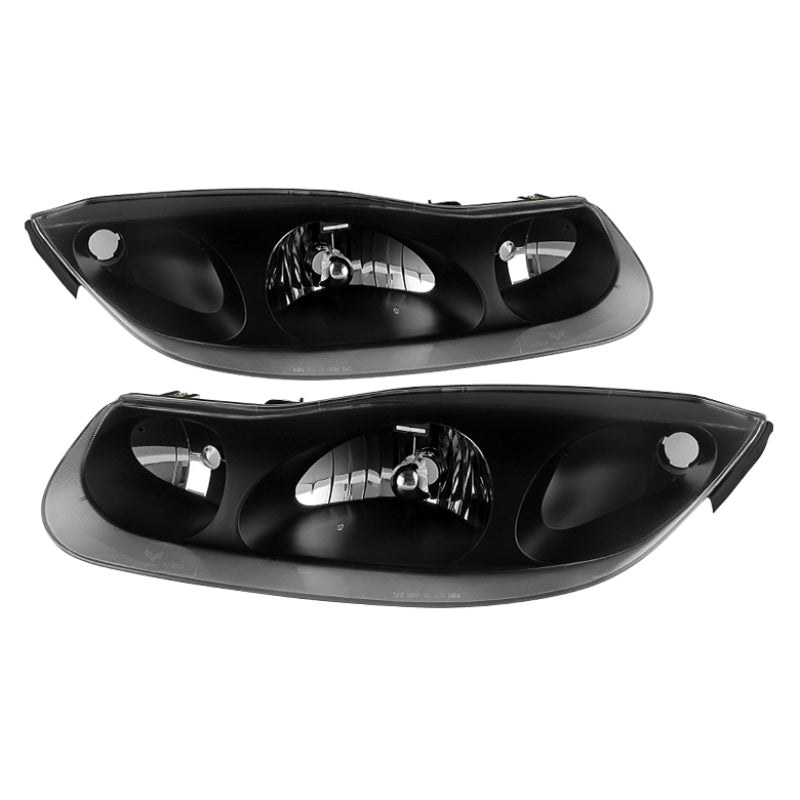 Xtune Satun Sc Series Coupe 2001-2002 OEM Style Headlights Black HD-JH-SASC-01-BK SPYDER