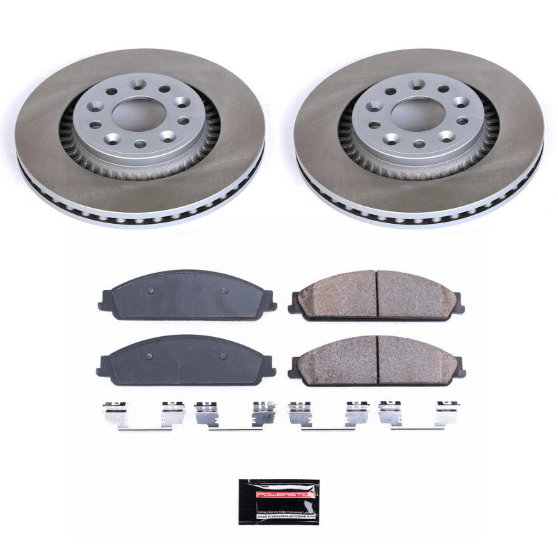 Power Stop 08-09 Mercury Sable Front Semi-Coated Rotor Kit PowerStop