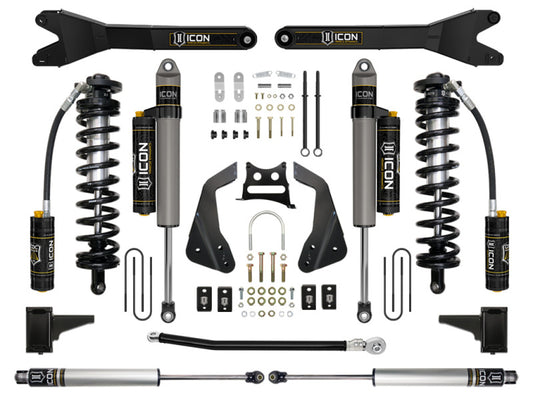 ICON 05-07 Ford F250/F350 4-5.5in Stage 5 Coilover Conversion System w/ Radius Arms