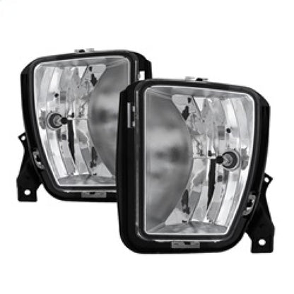 Xtune Dodge Ram 2013-2016 1500 Only OEM Style Fog Lights w/Switch- Clear FL-DR13-C SPYDER