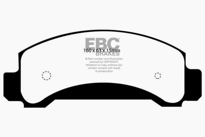 EBC Ultimax2 Front Brake Pads - UD654 EBC