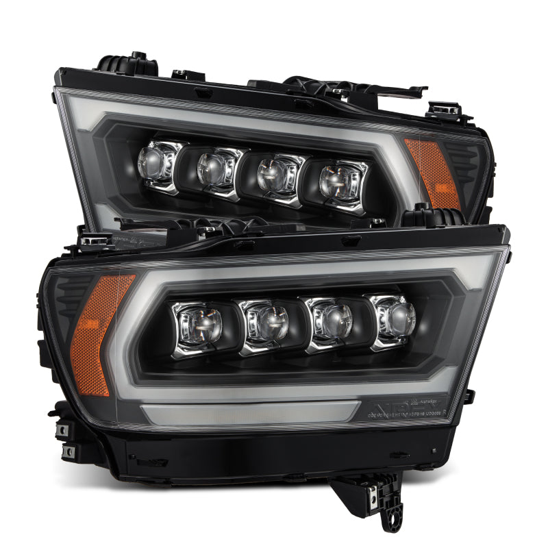 AlphaRex 880578 19-23 Dodge Ram 1500 (No Clsc/Ltd/TRX) NOVA-Series Proj. Headlights Black (Req. Converter)