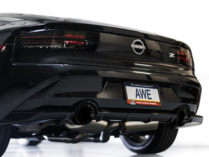 AWE 2023 Nissan Z RZ34 RWD Touring Edition Catback Exhaust System w/ Diamond Black Tips AWE Tuning