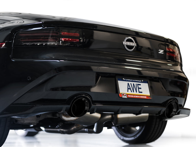 AWE 2023 Nissan Z RZ34 RWD Track Edition Catback Exhaust System w/ Diamond Black Tips AWE Tuning