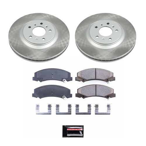 Power Stop 00-05 Chevrolet Impala Front and Rear Semi-Coated Rotor Kit