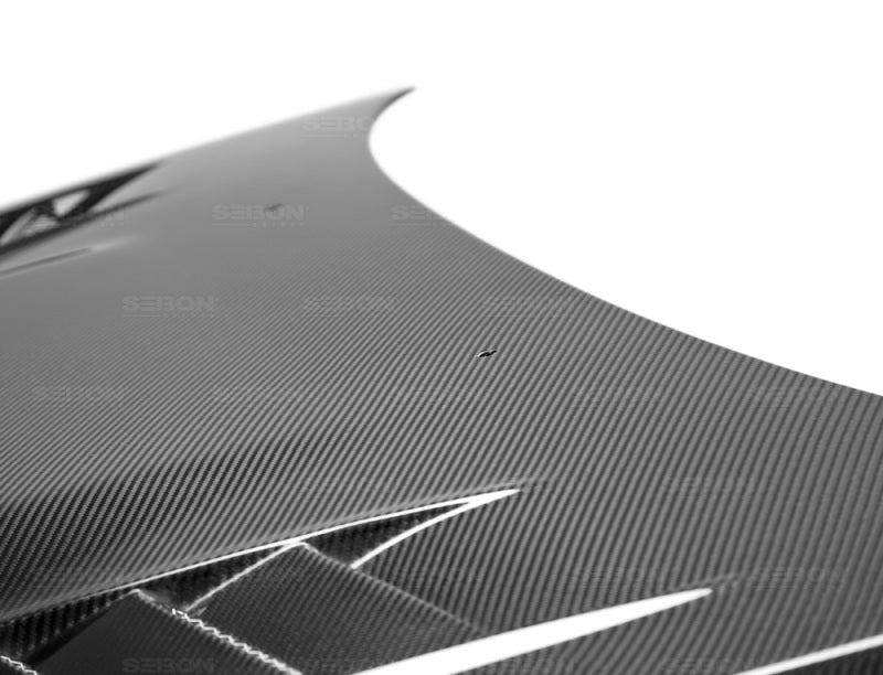 Seibon CW-style carbon fiber hood for 2008-2014 Subaru WRX/STi - HD0809SBIMP-CW Seibon