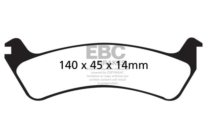 EBC Ultimax2 Rear Brake Pads - UD664 EBC