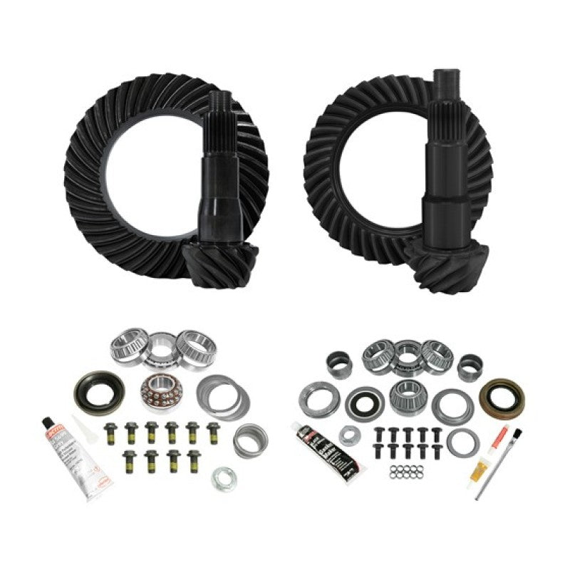 Yukon Complete Gear and Kit Pakage for JL Jeep Non-Rubicon w/ D35 Rear & D30 Front - 4:56 Gear Ratio Yukon Gear & Axle