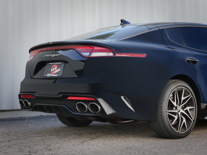 aFe 22-23 Kia Stinger L4-2.0L Gemini XV 3in to Dual 2-1/2in Cat-Back Exhaust System w/ Cut-Out aFe